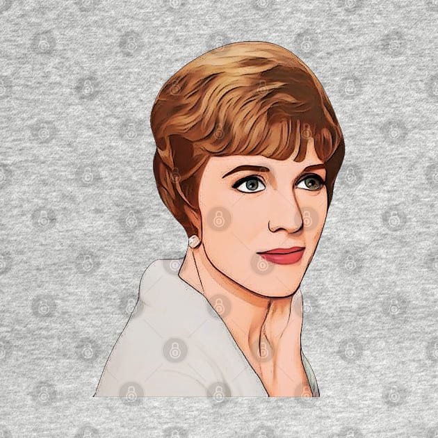 Julie Andrews Cartoon by baranskini